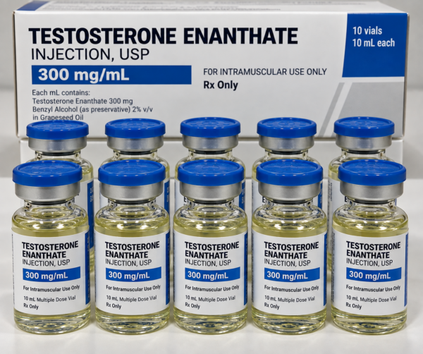 test_300 Testosteron Enanthaat 10 ml x 10 flacons (300 mg)