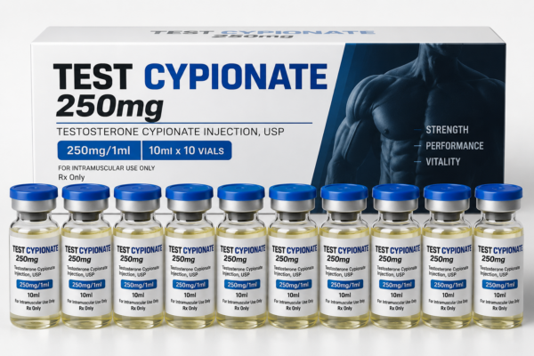 Testosterone Cypionate 10 ml x 10 vials (250 mg)